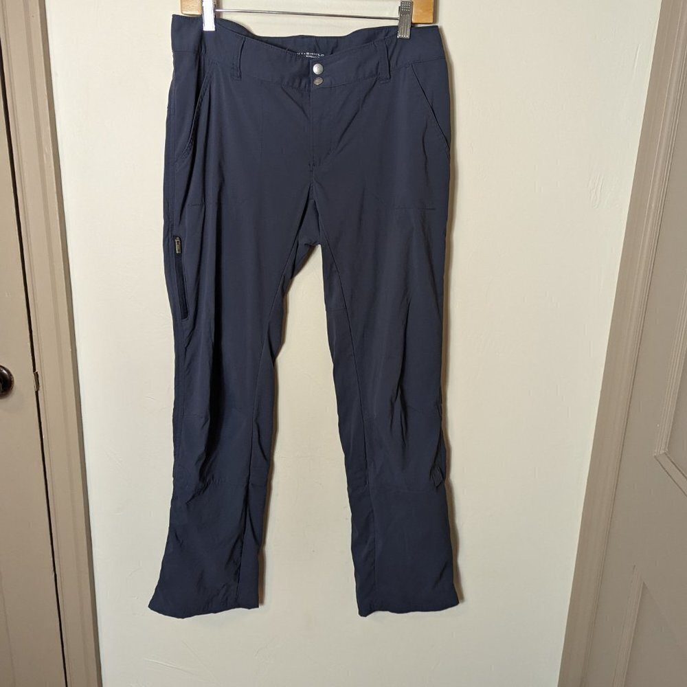 Columbia Omni Shield Advanced Repellency Pants Zippered Pockets Grey - Picture 2 of 9
